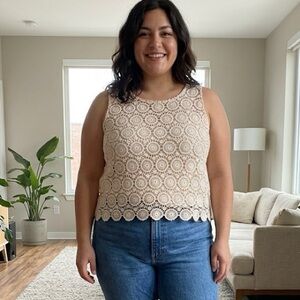 Forever 21 Crochet Tank